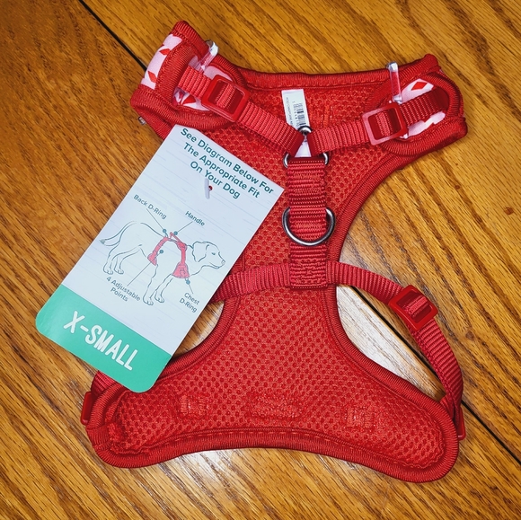 🐾 NEW Merry & Bright Candycane Harness XS - Picture 2 of 3